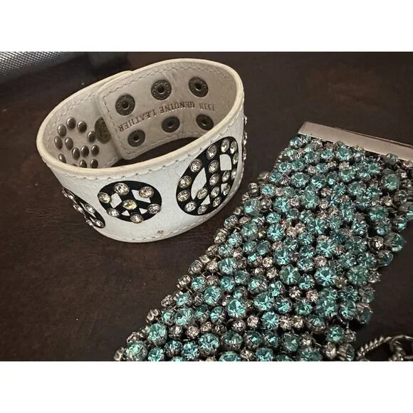 Gorgeous BLINGY lot of 6 assorted jewelry pieces - Picture 4 of 9